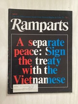 Ramparts Magazine - April 1971 - John Lennon, Native American Treaty Rights Etc - £15.78 GBP
