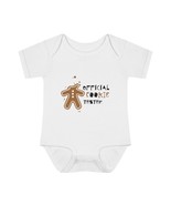 Official Cookie tester Infant Baby Rib Bodysuit - $28.99