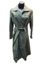 Woman Raincoat Cotton Blend Classic Various Colours Measures Models Handcrafted - £81.73 GBP+