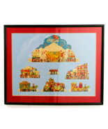 1927 Coca-Cola Die Cut Circus Display Framed behind Glass - $3,368.20 MXN