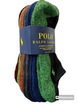 Polo  Ralph Lauren 6 Pack Socks Black/ Asst..NWT.MSRP$24.98 - $22.91