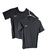 Kids Nike ADV Vapor Knit Soccer Shirts Black Dri-FIT Vaporknit Youth Med... - $54.38