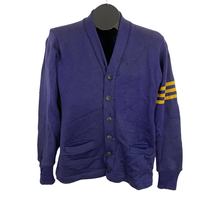 VTG High School Cardigan Sweater Men&#39;s Sz 38 Morris Phoenix AZ Estate Find 1940s - £46.76 GBP