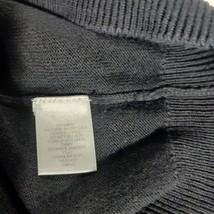 Claiborne Women's Knit Black Cotton Vest Sweater Size 3XLT Black w/Purple Argyle image 4