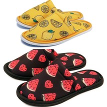 Valentine&#39;s Day Pack Lemon For Him Watermelon For Her Home Slippers - £15.71 GBP