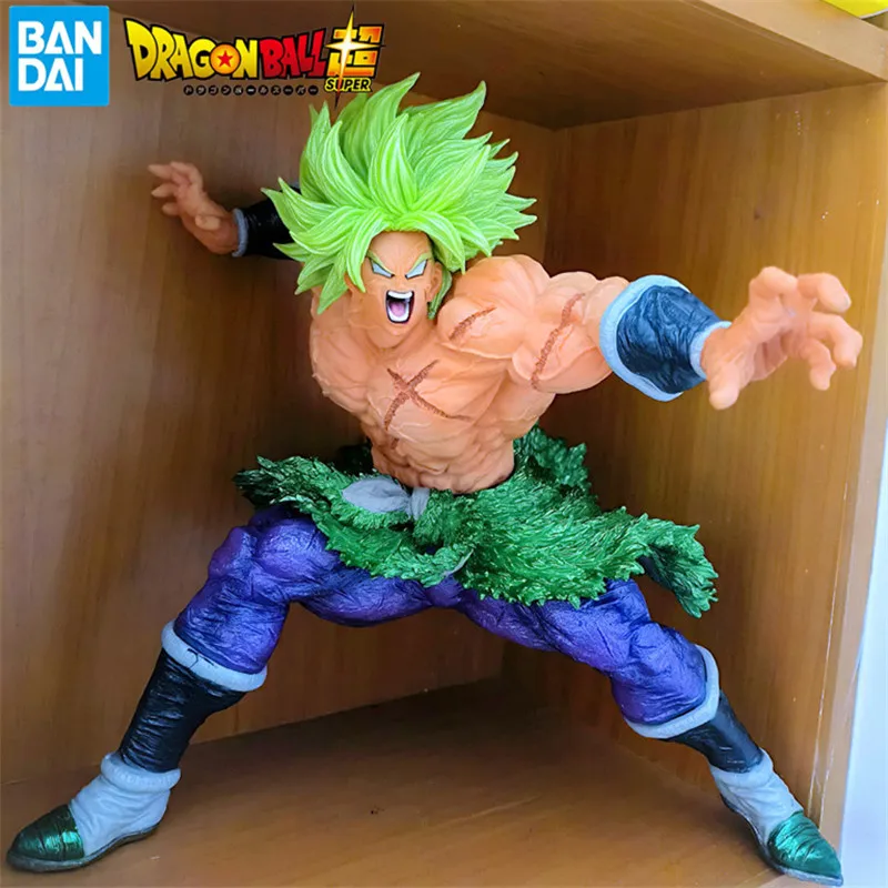 Original Bandai Broly Dragon Ball Z Anime Figure Broli 23cm Model Pvc Figma - £94.70 GBP+