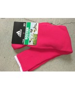 Adidas  Men&#39;s METRO SOCK Cushion Pink White Design Soccer Socks Sz XS - €12,18 EUR