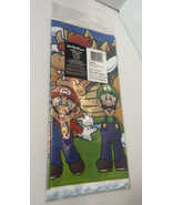 Nintendo Super Mario Bros Table cover 54&quot; x 96&quot; Plastic Birthday Party New - £6.14 GBP