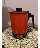 Vintage WEST BEND Instant Hot Pot 2-6 Cups Electric Red Working 36 oz - $19.08 CAD