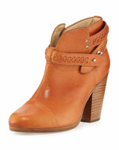 NEW RAG &amp; BONE Harrow Belted Leather Ankle Boot (Size 38)  - MSRP $525.00! - £158.12 GBP