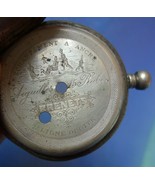 Old Antique BRENETS Pocket Watch Silver Case Parts hallmark standing lion - £35.03 GBP