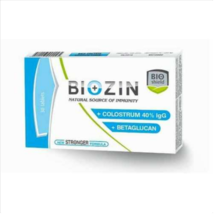 Biozin* 30 tablets for immunity ((enriched with 40% IgG, lactoferrin) - $33.25