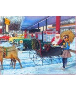 SunsOut Susan Brabeau Pit Stop 300 pc Jigsaw Puzzle Fast Food Drive-In S... - £11.82 GBP
