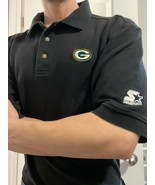 Vintage Green Bay Packers Polo Men’s Sz L Pro Line Starter Embroidered N... - $28.96 CAD