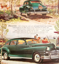 1947 Chrysler Gyrol Fluid Drive Advertisement Automobilia Forest Green D... - $29.99