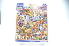 White Mountain The 1980&#39;s Puzzle 1000 Piece Complete - £11.98 GBP