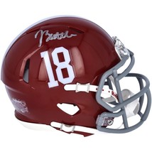 Jordan Battle Autographed Alabama Crimson Tide Mini Speed Helmet Fanatics - £51.03 GBP