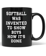PixiDoodle Women&#39;s Softball Player Fan Girls Are Better Coffee Mug (11 o... - $35.28 CAD+