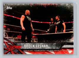 Brock Lesnar #20 2017 Topps WWE Road To Wrestlemania WWE - £1.55 GBP