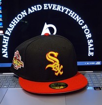 MLB-Chicago White Sox 59FIFTY Fitted New Era Black/Red Hat  New - $494.95 MXN