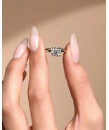 Lab Grown 1.50 Cts Round Cut D VVS1 CVD Diamond Ring Solitaire 14k White... - $16,803.14 MXN