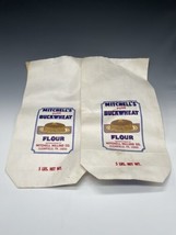 Vintage Mitchell&#39;s Pure Buckwheat Flour 5lb Bag Clearfield PA EMPTY - $18.46