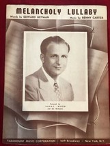 VTG Melancholy Lullaby Vintage Sheet Music 1939 Barry Wood - $14.80