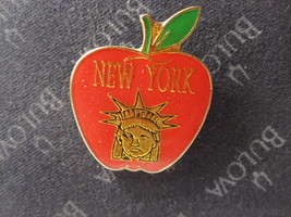 vintage enamel Lapel Pin: New York, Big Apple, Statue of Liberty Head - ... - £11.21 GBP