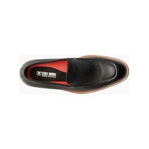 Stacy Adams Prentice Moc Toe Slip On Shoes Black Tumbled 25649-007 image 4