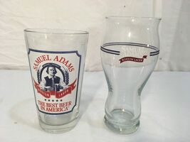 Samuel Adams Lager Ale Pilsner Clear Highball Bar Beer Cups Set Pint Gla... - $26.50