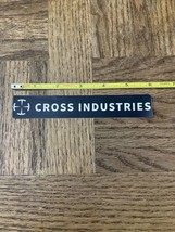 Cross Industries Sticker - £6.77 GBP