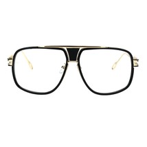 Hombre Gafas Lentes Transparentes Retro Hipster Moda Plano Top Cuadrado Gafas - £8.68 GBP