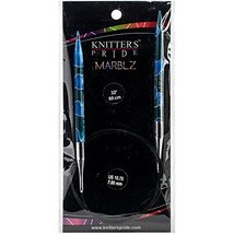 Knitter's Pride 10.75/7mm Marblz Fixed Circular Needles, 32" - $10.74