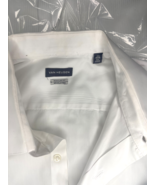 Van Heusen Wrinkle Free White  Dress Shirt Sz 18.5 34/35 2XL - $15.79