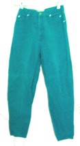 Melbourne Elements Turquoise Straight Leg Denim Jeans 100% Cotton Size 8 - £23.45 GBP