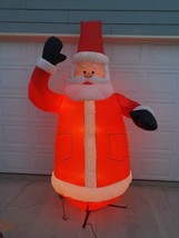 Gemmy Holiday Christmas Lighted SANTA CLAUS 8ft Tall Yard Decoration 2003 READ - £60.53 GBP