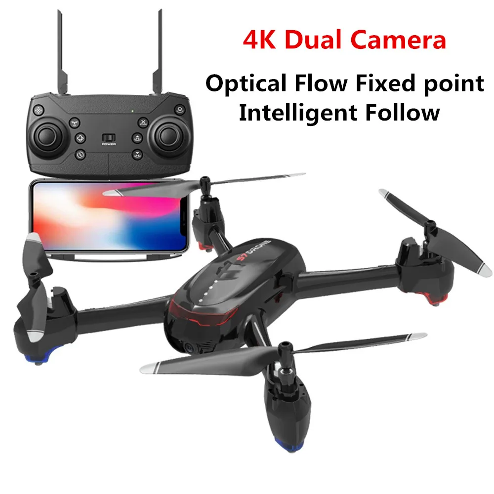 4K S7 RC Drone With Dual Camera Ultra HD 1080P Mini Helicopter Remote Control - £88.87 GBP+