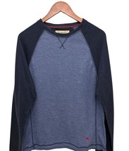 Tommy Bahama Sweater Mens M Color-block Blue Crew Neck Long Sleeve - $24.74