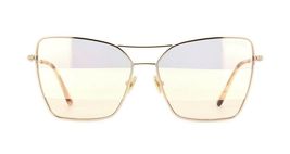 Tom Ford FT0738 28Z Rose Gold 61mm Square Women&#39;s Sunglasses - £155.87 GBP