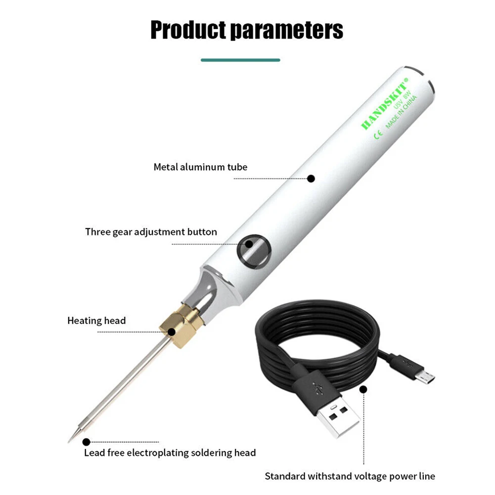 USB Rechargeable Soldering  330-450C 5V 8-10W Adjustable Temperature Sol... - $146.52 CAD