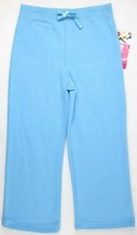 NWT Just Friends Girl&#39;s Aqua Fleece Pull-On Pants, Size 5 - £9.47 GBP