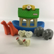 Little Tikes Toddle Tots Noah&#39;s Ark Playset Animal Figures Boat Vintage ... - $84.10