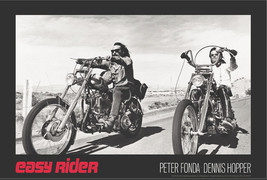 Easy Rider Poster 24 x 36 inches Dennis Hopper Peter Fonda 61 x 90 cm Choppers  - $19.99
