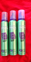 3 Pack Garnier Fructis Curl Construct Creation Mousse For Curly Hair 6.8FL Oz - £21.36 GBP