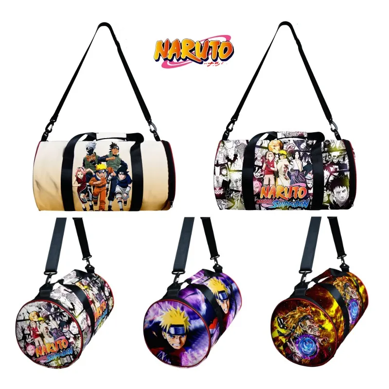 NEW Anime Naruto Sports Gym Bag 30L with Compartment Waterproof Bag Sasuke - £29.91 GBP