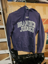 Under Armor Mens Brandies Judges University Pullover Hoodie Blue&amp;Gray Size S - $19.80