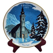 Danbury Mint 1975 Silent Night Christmas Plate  7.75&quot; - $9.49