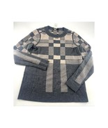 Pendleton Sweater Mens Small Grey Beige 100% Merino Wool Pullover Workwear - $28.52