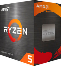 AMD - Ryzen 5 5600 3.5 GHz Six-Core AM4 Processor - Black - £250.19 GBP