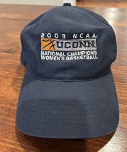Vintage 2003 UConn Huskies Hat Cap Strapback NCAA University College Basketball - $24.74